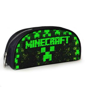 Пенал школьный Minecraft Крипер 23х10х8 см с принтом для мальчика (02799)