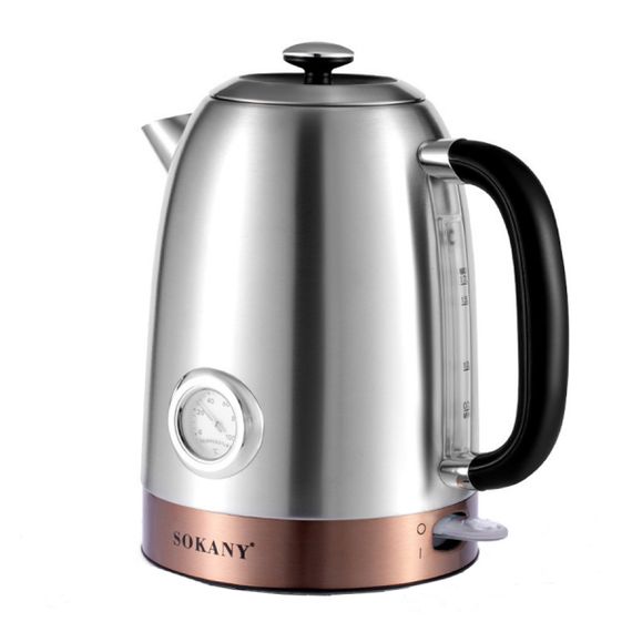 Електрочайник Sokany SK1031SS з термометром 1.7 л | Зображення 8