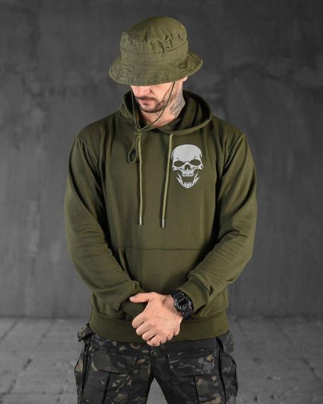 Худі maklin ТРОН олива НП4895 | Зображення 1