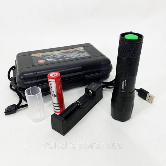 Пилозахищений ліхтар, Кращий тактичний ліхтар LED ліхтар переносний акумуляторний JX-49