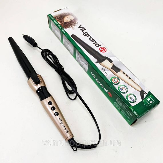 Плойка спіральна для завивки волосся ViLgrand, Плойка для волосся для локонів об'єму EG-46 | Зображення 6