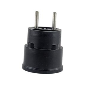 Сетевой переходник карболитовый Харьков (советская вилка → евророзетка)