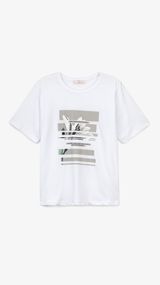 Футболка з принтом жіноча On me 25088-2 2XL Білий shop (2000991001145)
