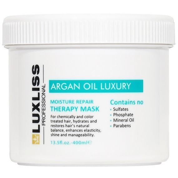 Маска для волос Luxliss Argan Oil Moistuire Repair Therapy Mask (400 ml)