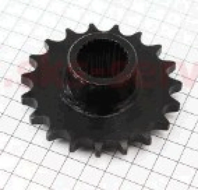 Зірка  квадроцикл задня ATV приводна, шліцева 428-19T (втулка d=25mm, L=32mm)