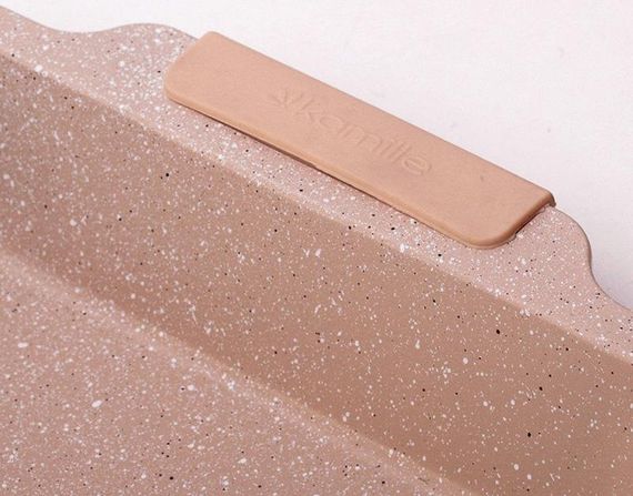 Форма для випічки Kamille Marble 46х30х6см з силіконовими ручками | Зображення 3
