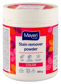 Плямовивідник - порошок для кольорових речей Mayeri Stain Remover Powder Color 500 г