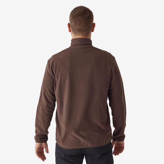 Флісова кофта 100 коричнева - 4XL. | Зображення 3
