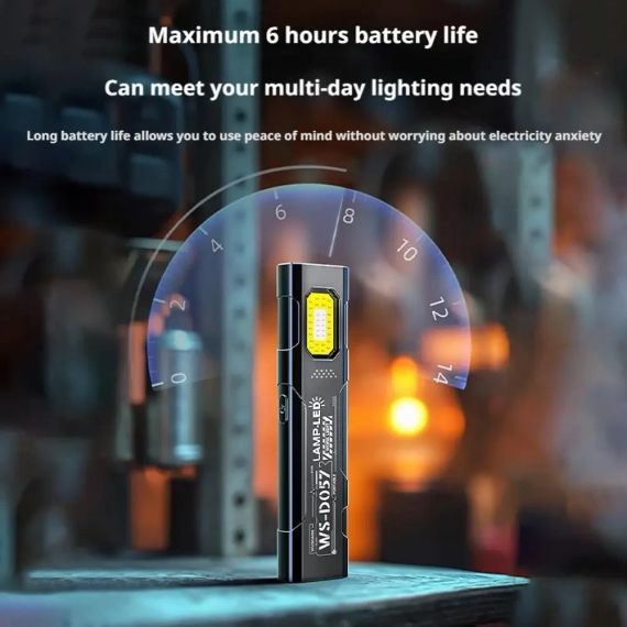 Міні LED-ліхтарик-брелок USB-заряджання 550 лм – надійний помічник у темряві | Зображення 8