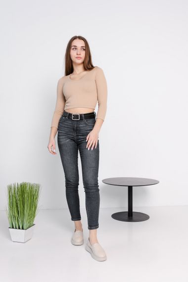 Лоферы женские Fashion Camilla 3895 38 размер 245 см Бежевый | Зображення 8