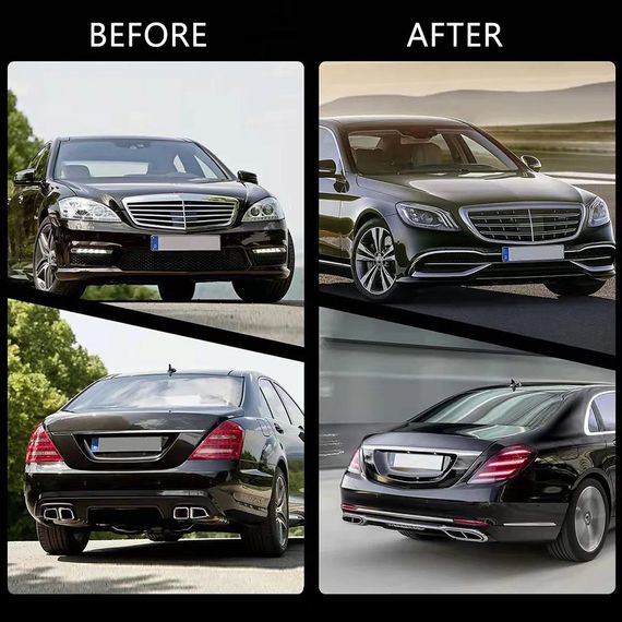 Комплект рестайлінгу в W222 AMG S63 для Mercedes S-сlass W221 2005-2013 рр