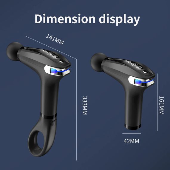 Масажний пістолет з 6 насадками XPRO HB-005 (23457270801_765) | Зображення 6