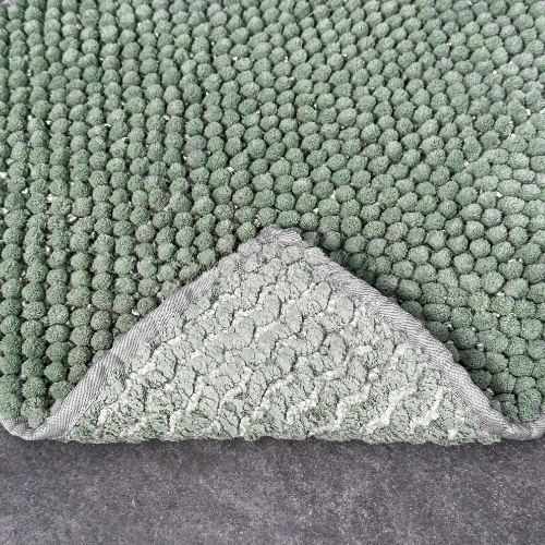 АКЦІЯ Набір килимків для ванної 2шт 55*50см+50*80см Pineapple нефрит + Фіранка PEVA Дариана | Зображення 5