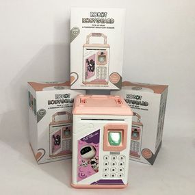 Интерактивная электронная копилка сейф, Копилка с кодовым замком для детей, Детский сейф с замком WB-65