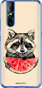 Чохол на Vivo V15 pro Єнотик з кавуном "4605t-1763-2448"