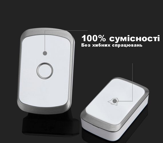 Дверний дзвінок бездротовий Digital Lion WDB-01, до 300 метрів, білий (7391) | Зображення 3