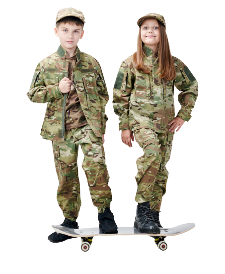 Військова форма ЗСУ дитяча ARMY KIDS камуфляж Мультикам | Зображення 8