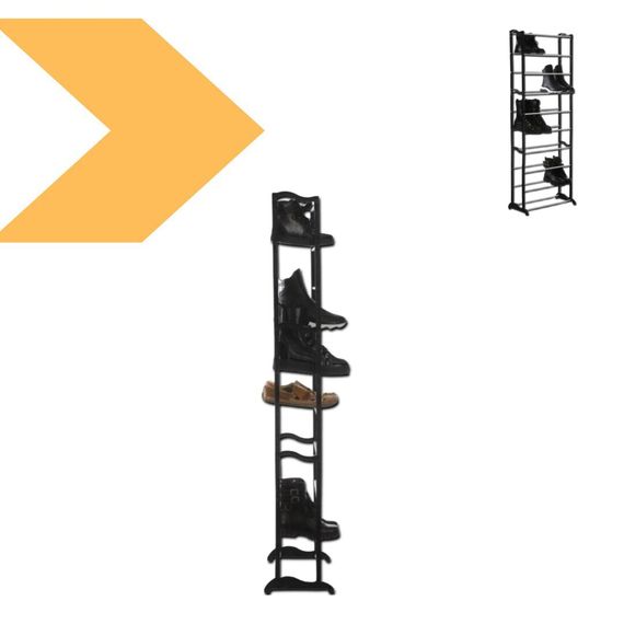 Полиця для взуття Amazing Shoe Rack 10 полиць, 30 пар XPRO 8001 12 (MER-14967_277) | Зображення 1