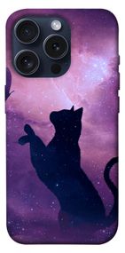Чохол з картинкою Кіт та метелик для Apple iPhone 15 Pro (6.1")