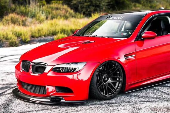 Накладка на передній бампер Карбон V7 (для M3) для BMW 3 серія E-90/91/92/93 2005-2011 рр | Зображення 2