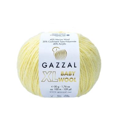 Gazzal BABY WOOL XL No 833 пряжа для в'язання Gazzal