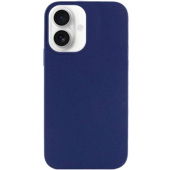 Чохол Silicone Case Full Protective (AA) NO LOGO для Apple iPhone 16 Plus (6.7") Синій / Deep navy