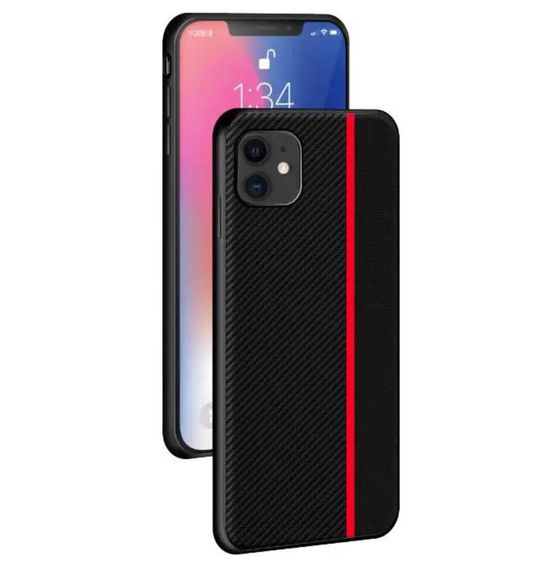 Чохол накладка Primolux CFC для Apple iPhone 11 - Black&Red | Зображення 2