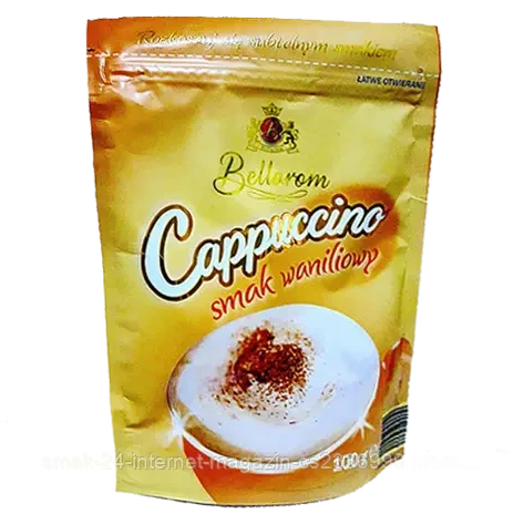 Капучино растворимый с ванильным вкусом Bellarom Cappucino, 130г Польша