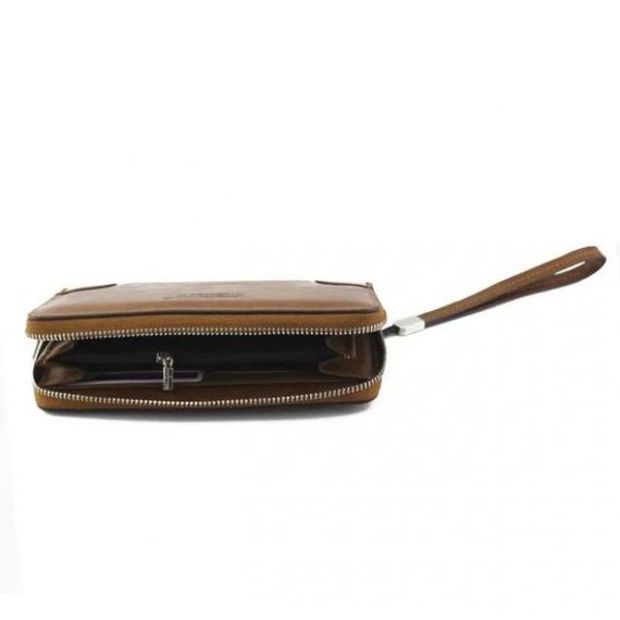 Гаманець шкіряний чоловічий Baellerry leather brown. OJ-112 Колір коричневий | Зображення 3