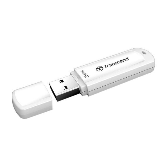 USB флеш накопичувач Transcend 256GB JetFlash 730 White USB 3.1 (TS256GJF730) | Зображення 2