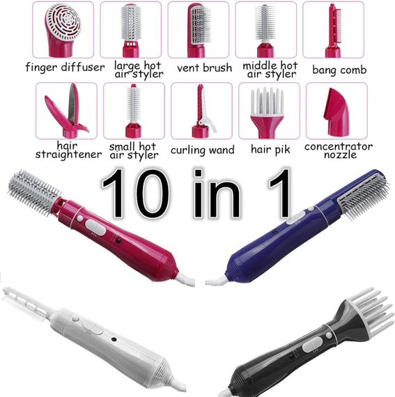 Професійний багатофункціональний стайлер для волосся Fullcome Hair Styler ST300 ∙ Фен-щітка 10 в 1 Fullcome Hair Styler ST300 | Зображення 2