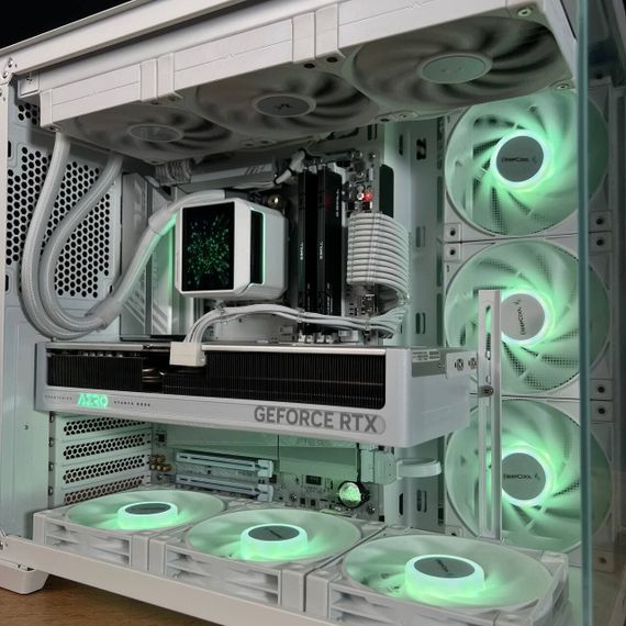 Ігровий ПК DeepCool CG530 WH Tower / AMD Ryzen 7 9700X (8 (16) ядер по 3.8 - 5.5 GHz) / 32 GB DDR5 / 2000 GB SSD M.2 / nVidia GeForce RTX 5070, 12 GB GDDR7, 192-bit / 750W б/в | Зображення 5