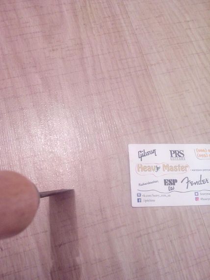 Напилок для пропилювання верхнього поріжка гітари електрогітари надфіль | Зображення 2