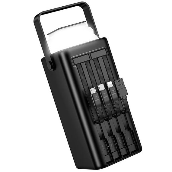 Портативний ЗП Power Bank Borofone BJ65B High 22.5W+PD20W with cable 80000 mAh Black | Зображення 3
