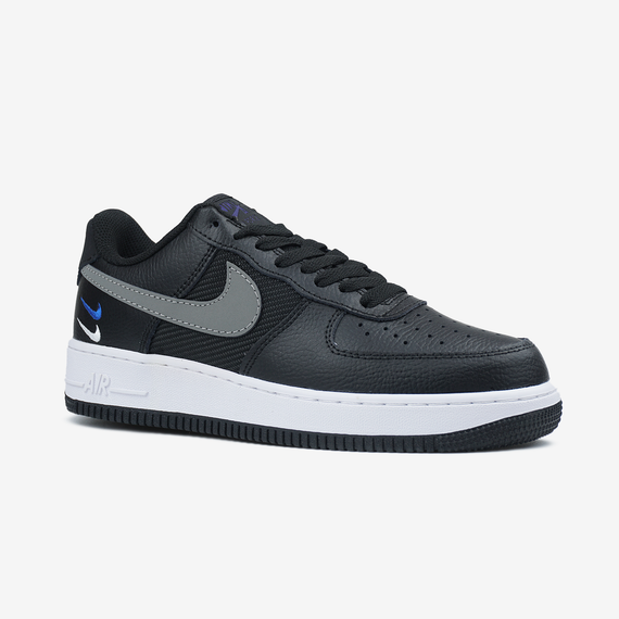 Чоловічі кросівки Air Force 1 Low Se Mini Swoosh Casual Shoes Black, В'єтнам 0244 45