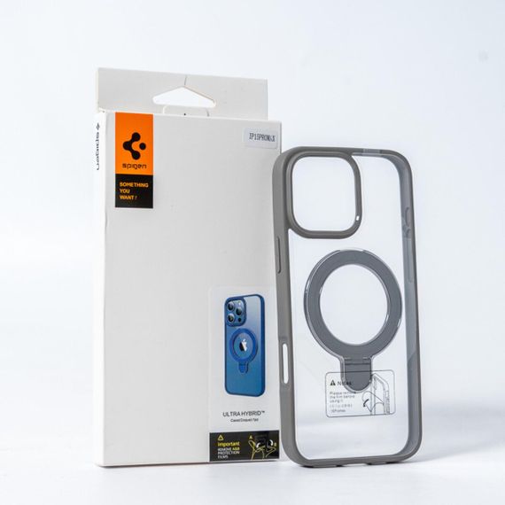 Чохол для смартфона Spigen AAA Magnetic Ring for Apple iPhone 16 Grey | Зображення 1