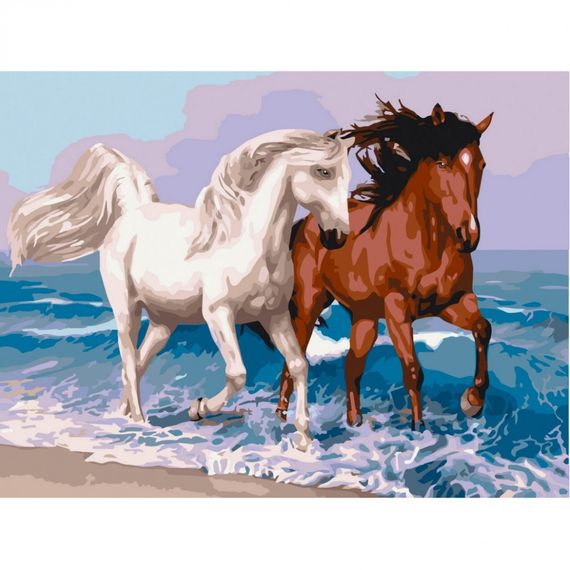 Картина за номерами "Лошаді на прогулянці" 11663-NN 30х40