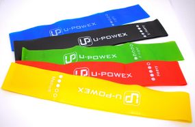 Резинки фитнес оригинал латекс U Powex комплект 5 шт