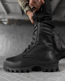 Зимові черевики F-1 black ВТ0464