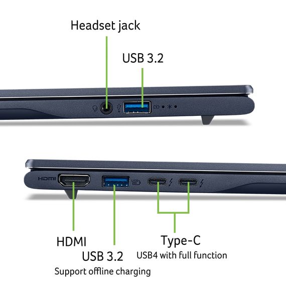 Ноутбук Acer Swift 14 AI SF14-51 14.5&quot; 2.8K OLED NX.J2KEU.001 | Зображення 8