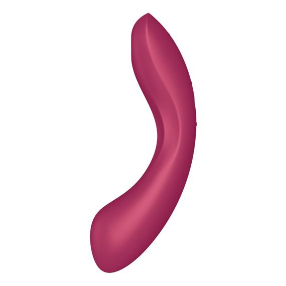 Вакуумний стимулятор з вібрацією Satisfyer Curvy Trinity 1 Red, іграшка 3в1 | Зображення 1