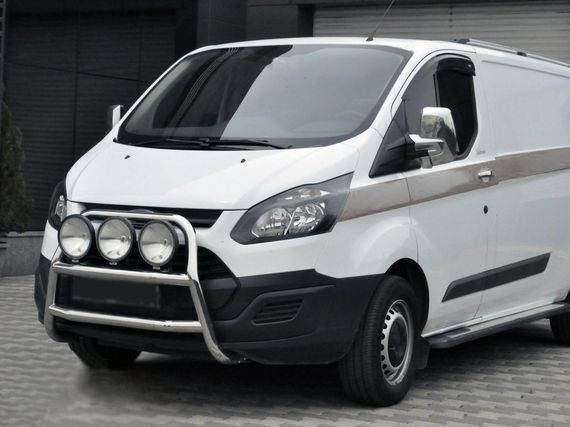 Кенгурятник WT022 (нерж.) для Ford Custom 2013-2024 рр