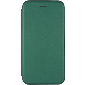 Кожаный чехол-книжка Classy для Motorola Edge 50 Зеленый