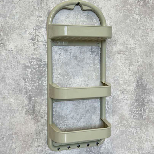 Полиця для ванної кімнати велика бежевий OZER-B-013 ELIF | Зображення 1