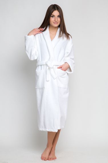 Халат Home Line 66615  4XL  Бавовна Білий