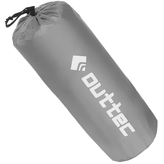Надувний килимок Outtec 195х55х5см з подушкою соти сірий | Зображення 7