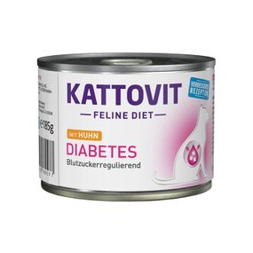 Вологий корм для котів із цукровим діабетом Kattovit Veterinary Diabetes, 185 гр