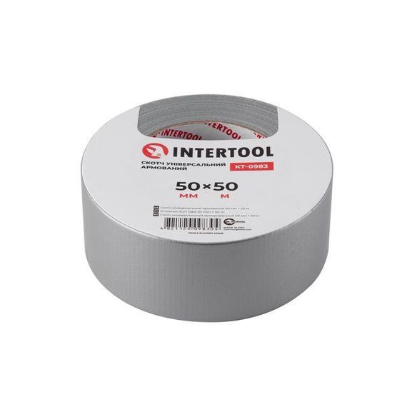 Скотч універсальний армований 50 мм*50 м. INTERTOOL KT-09831 | Зображення 1