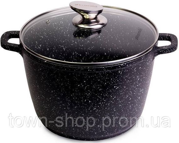 Кастрюля Kamille Landes 10л с литыми алюминиевыми ручками KM-4408