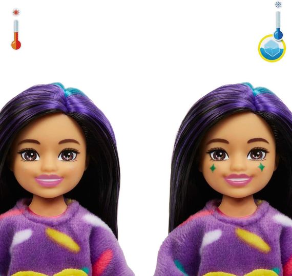 Лялька-сюрприз Barbie Cutie Reveal Chelsea Toucan Plush Челсі в костюмі, Тукан Барбі Милашка проявляшка | Зображення 4